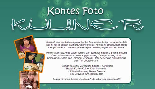Kontes Foto Liputan6com Kuliner Khas Indonesia